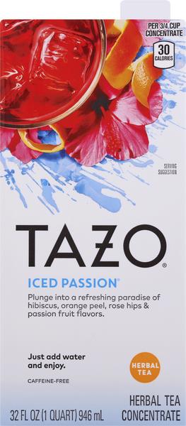 Tazo Herbal Tea Concentrate Iced Passion