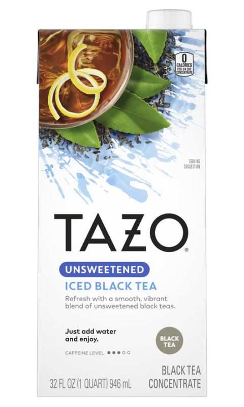 Tazo Black Tea Concentrate, Unsweetened Iced Black Tea
