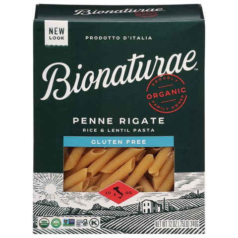 Bionaturae Organic Gluten Free Pasta, Penne Rigate