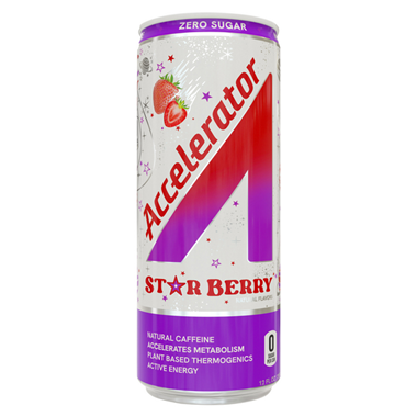 Accelerator Zero Sugar Energy Drink, Star Berry