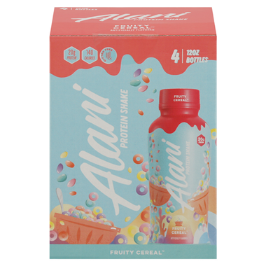 Alani Nu Protein Fit Shake, Fruity Cereal 4 Count - 12 Ounce