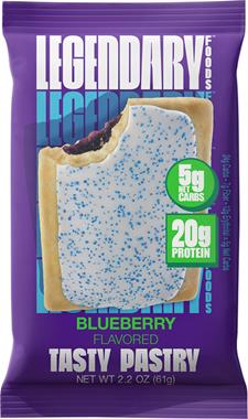 Legendary Foods Tasty Pastry, Blueberry Flavored