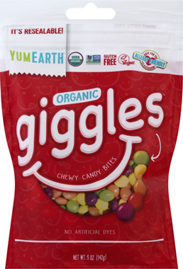 Yumearth Organic Giggles Chewy Candy Bites