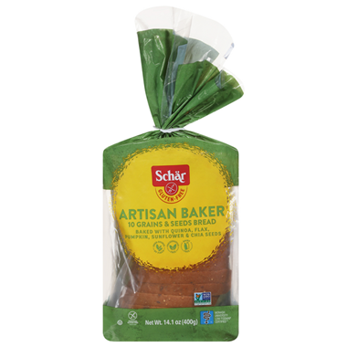 Schar Gluten Free Artisan Baker 10 Grains & Seeds Bread - 13.6 Ounce
