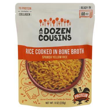 A Dozen Cousins Rice Cooked in Bone Broth, Spanish Yellow