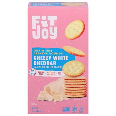Fit Joy Grain Free Cracker Rounds, Cheezy White Cheddar