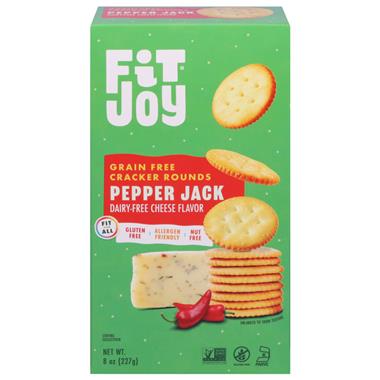 Fit Joy Grain Free Cracker Rounds, Pepper Jack