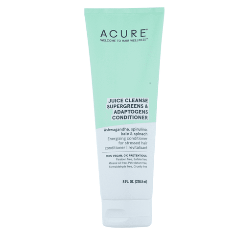 Acure Conditioner, Juice Cleanse, Supergreens & Adaptogens