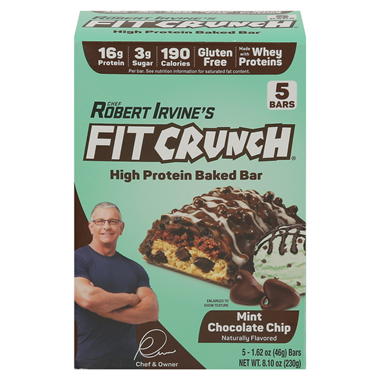 Fit Crunch Mint Chocolate Chip Protein Bar
