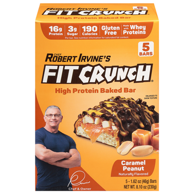 Fit Crunch Caramel Peanut Protein Bar