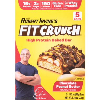 Fit Crunch Chocolate Peanut Butter Protein Bar