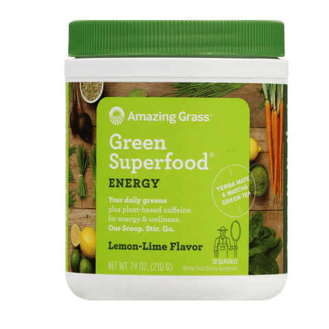 Amazing Grass Green Superfood  Energy Lemon-Lime Flavor