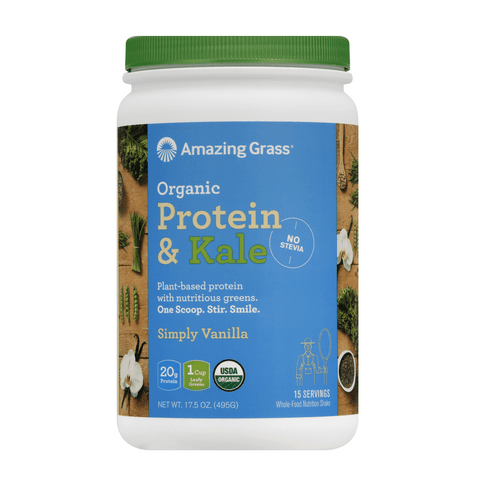 Amazing Grass Protein & Kale, Organic, Simply Vanilla