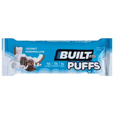BUILT Bar Puffs, Coconut Marshmallow