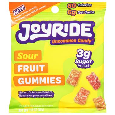 Joyride Zero Sugar Candy, Sour Fruit Gummies