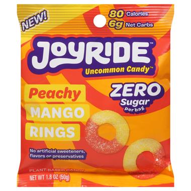 Joyride Zero Sugar Candy, Peachy Mango Rings