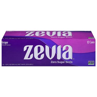 Zevia Zero Calorie Grape Soda