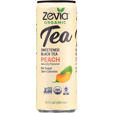 Zevia Organic Sweetened Black Tea, Peach