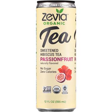 Zevia Organic Caffeine Free Sweetened Hibiscus Tea, Passionfruit