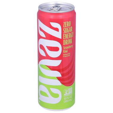 Zevia Zero Calorie Strawberry/Kiwi Energy Drink