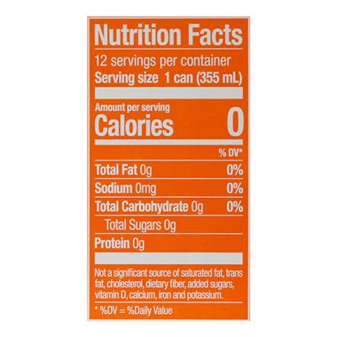 Zevia Zero Calorie Orange Soda