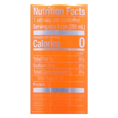 Zevia Zero Calorie Orange