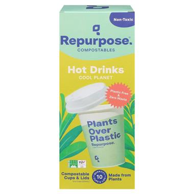 Repurpose Compostable Hot Drinks, Cups & Lids