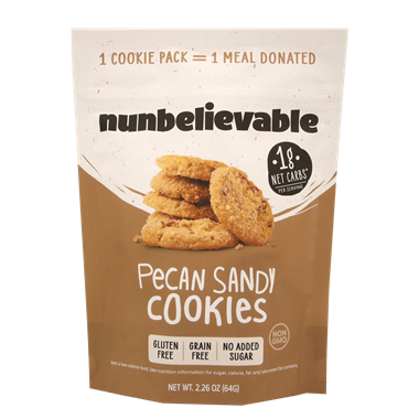 Nunbelievable Gluten Free Pecan Sandy Cookies - 2.26 Ounce