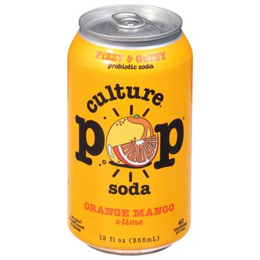 Culture Pop Probiotic Soda, Orange Mango & Lime