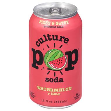 Culture Pop Probiotic Soda, Watermelon & Lime