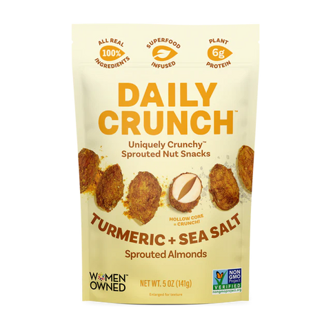 Daily Crunch Sprouted Almonds, Turmeric & Sea Salt