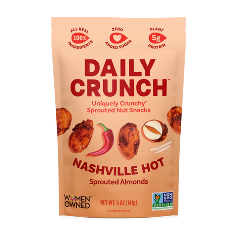 Daily Crunch Sprouted Almonds, Nashville Hot