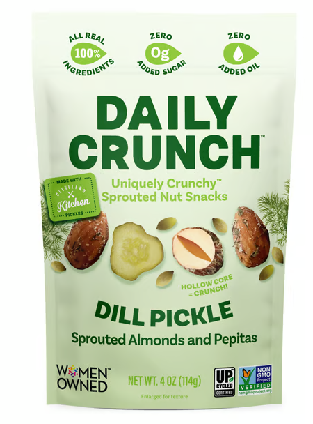 Daily Crunch Sprouted Almonds & Pepitas, Dill Pickle