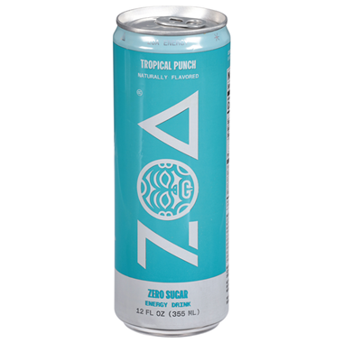 ZOA Energy Drink, Zero Sugar Tropical Punch