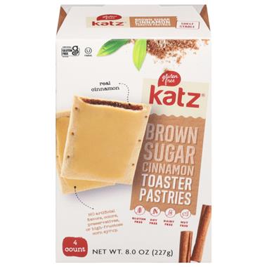 Katz Gluten Free Toaster Pastries, Brown Sugar Cinnamon