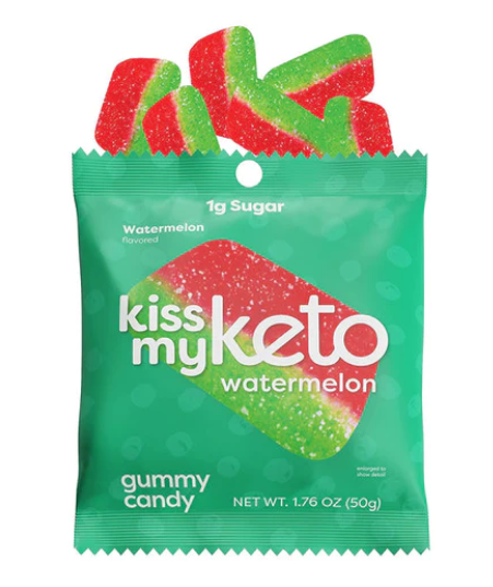Kiss My Keto Gummy Candy, Watermelon Slices