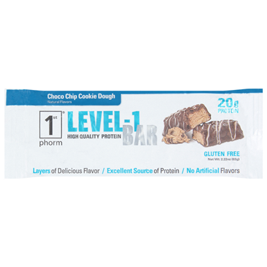 1st Phorm Level-1 Protein Bar, Chocolate Chip Cookie Dough