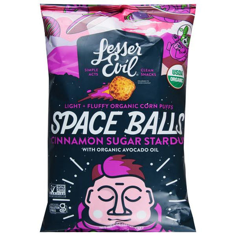 LesserEvil Space Balls, Cinnamon Sugar