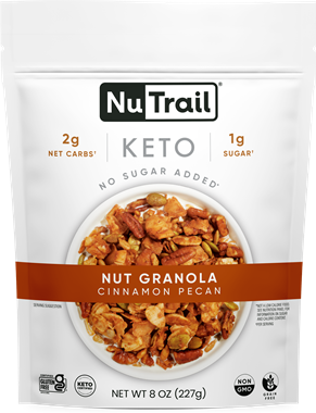 Nutrail No Sugar Added Keto Nut Granola, Cinnamon Pecan