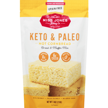 Miss Jones Keto & Paleo Not Cornbread Bread & Muffin Mix - 7.4 Ounce