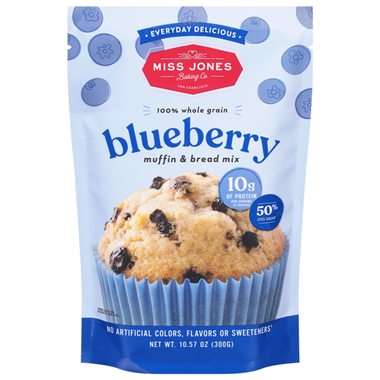 Miss Jones Blueberry Muffin & Bread Mix - 10.57 Ounce
