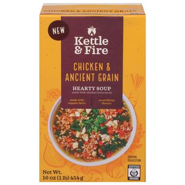 Kettle & Fire Hearty Soup, Chicken & Ancient Grain