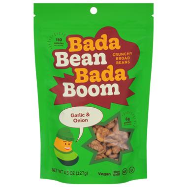 Enlightened Bada Bean Bada Boom Crunchy Broad Beans Garlic Onion