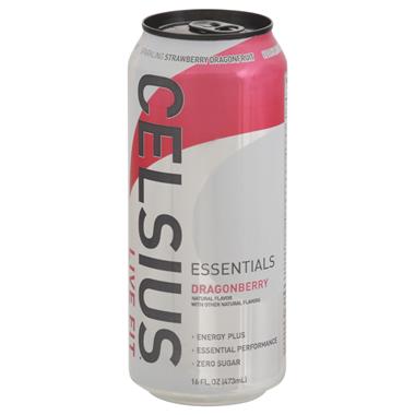 Celsius Essentials Energy Drink Dragonberry, Sparkling
