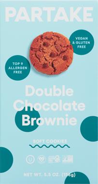 Partake Double Chocolate Brownie Soft Cookies