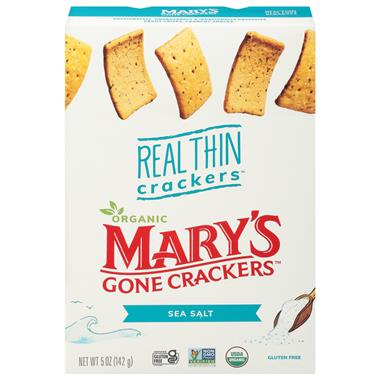 Mary's Gone Crackers Organic & Gluten Free Real Thin Crackers Sea Salt