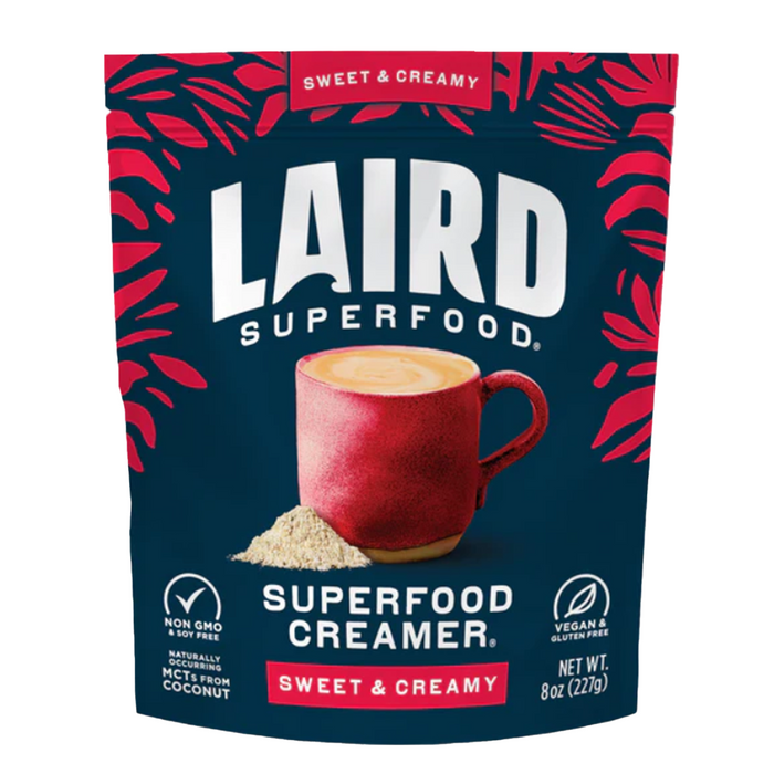 Laird Superfood Creamer, Sweet & Creamy - 8 Ounce