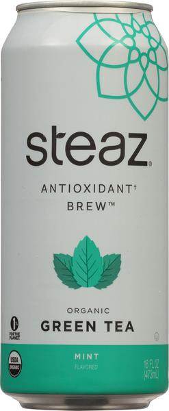 Steaz Organic Mint Iced Green Tea
