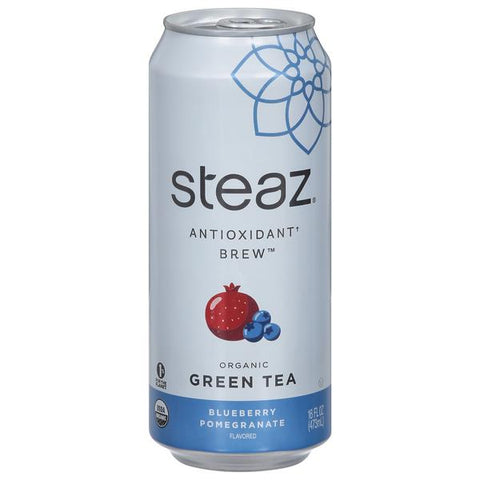 Steaz Organic Blueberry Pomegranate Iced Green Tea