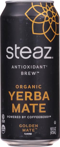 Steaz Yerba Mate, Organic, Golden Mate